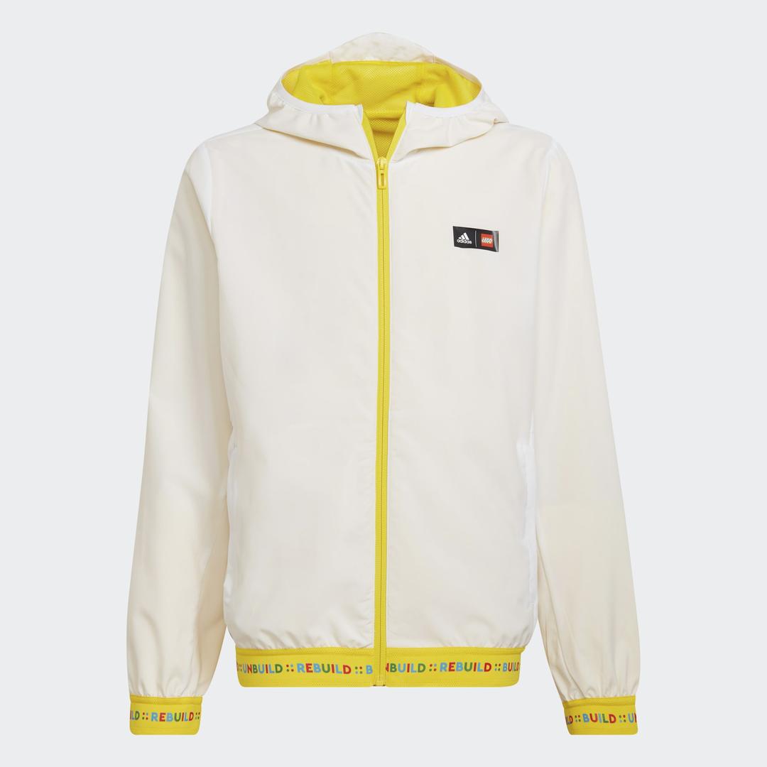 Set H65320 adidas x LEGO White Play Windbreaker