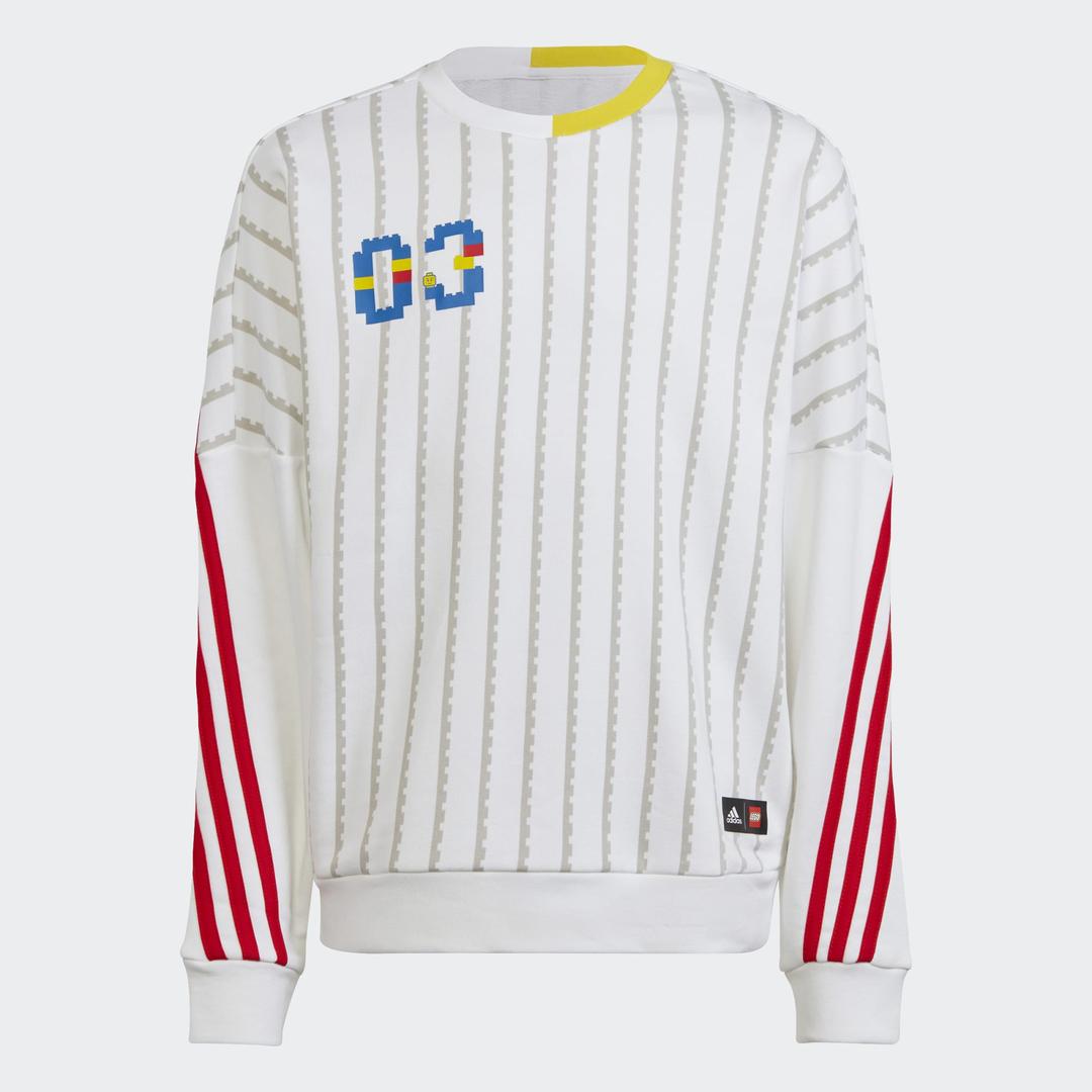 Set HS1165 adidas x Classic LEGO Rundhals-Sweatshirt Weiß