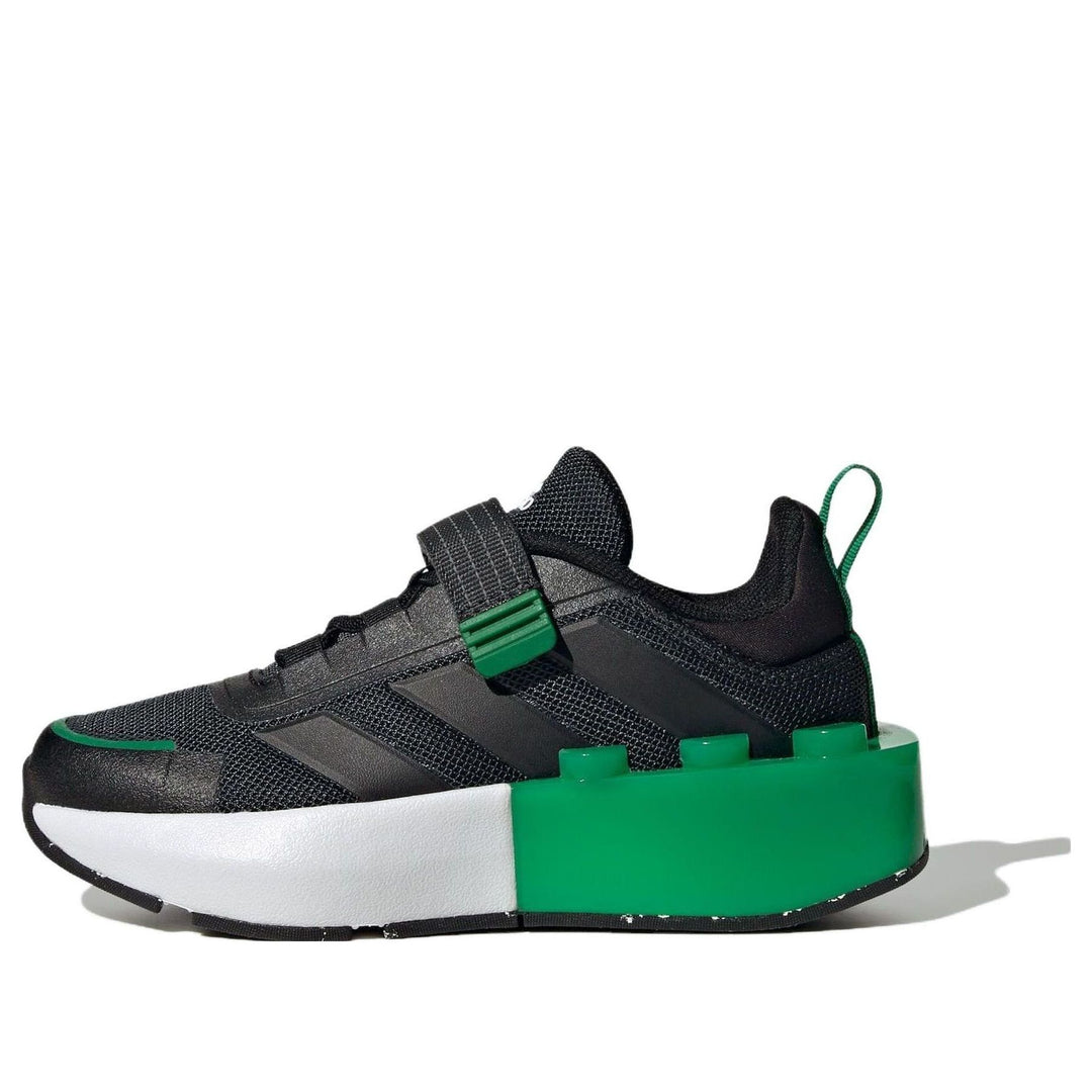 Set ID9524 adidas Tech Runner EL x LEGO (Core Black Green) – Kinderschuhe