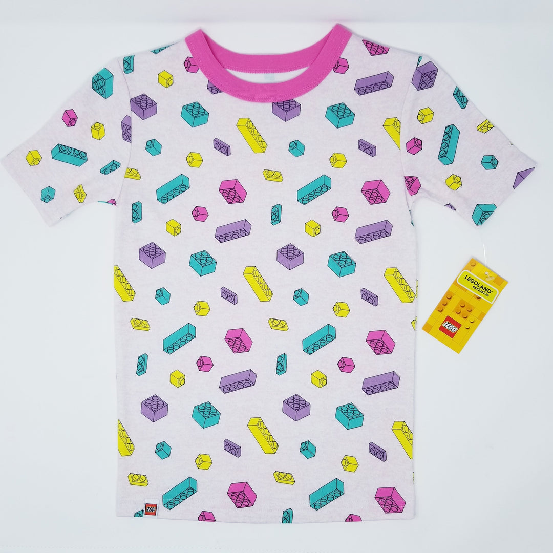 Set PAJAMAS-3 Iconic Brick Pajama Set (Pink)