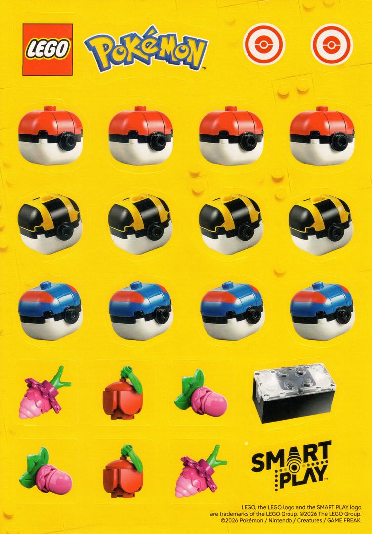 Set POKEMONSTICKER Pokémon Smart Play Sticker