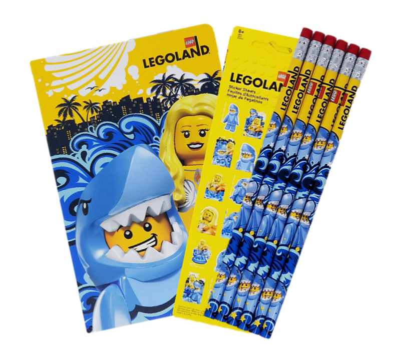 Set STATIONERY Shark Suit Guy Stationery Bundle
