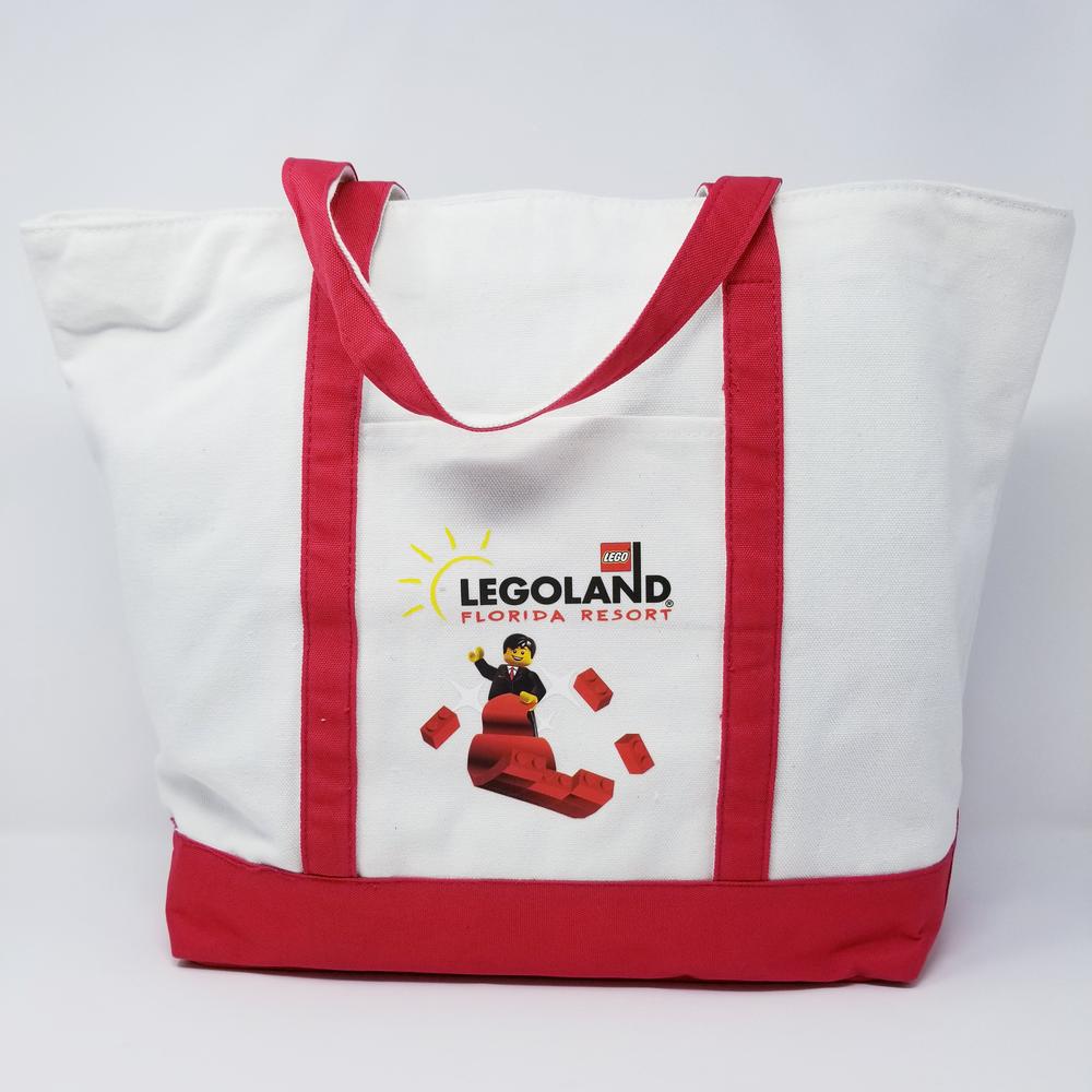 Set TOTEBAG-2 LEGOLAND Florida VIP Canvas Tote Bag