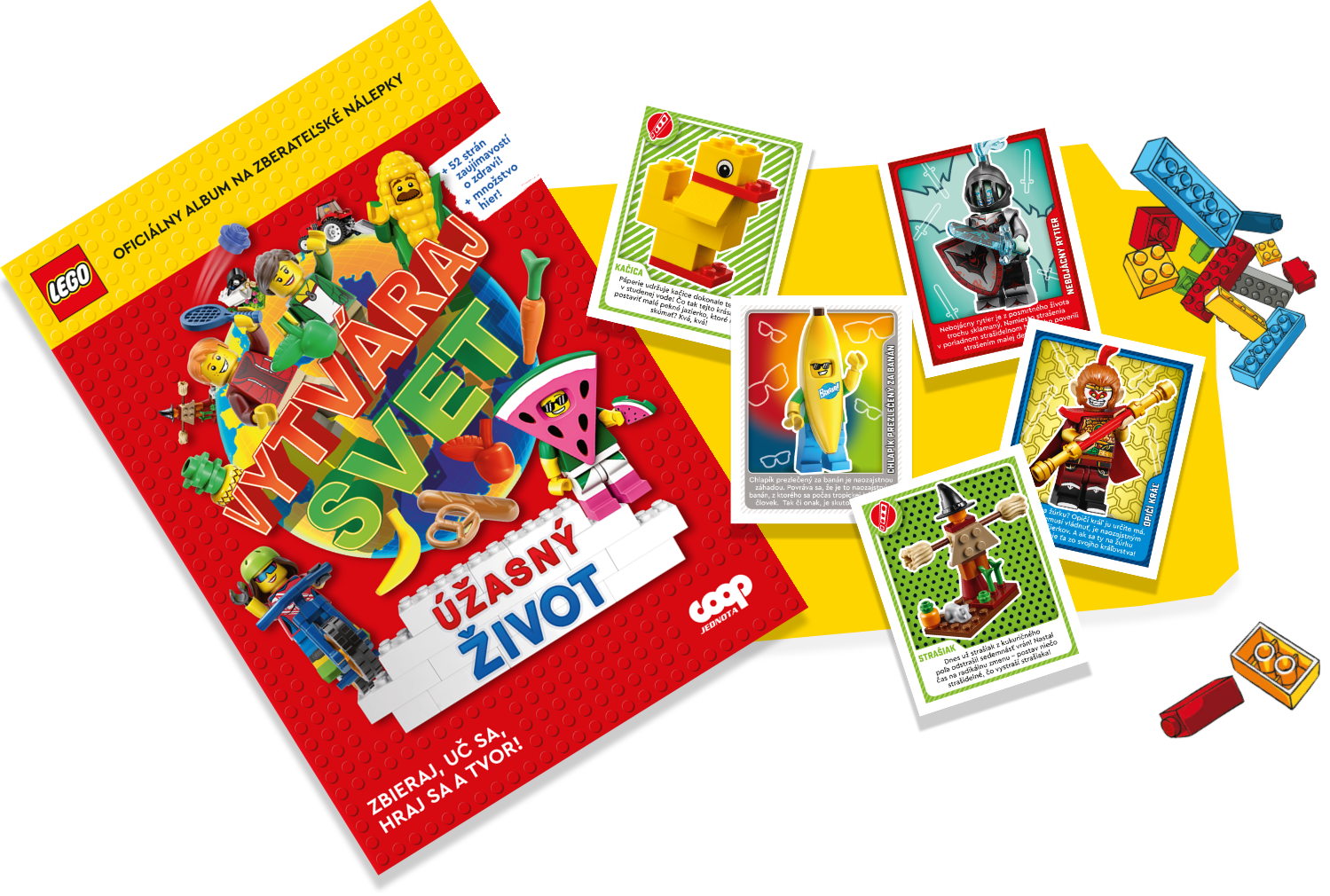 Set TRADINGCARD-9 Vytváraj Svet Nálepiek: Úžasný Život (Slovak Version)