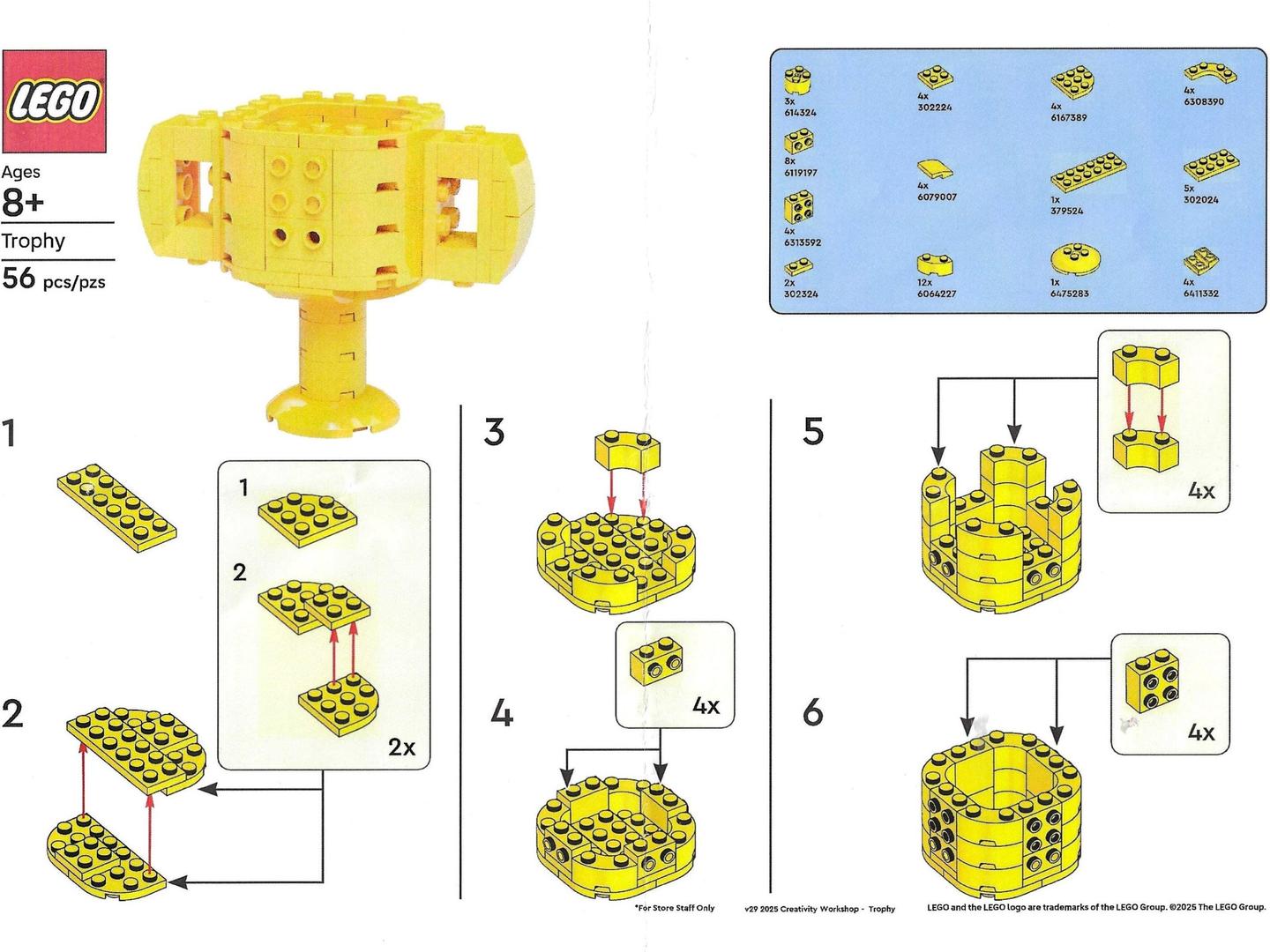 Set TROPHY Trophy