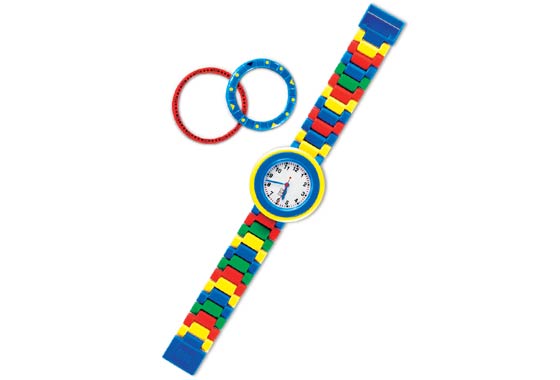 Set W098 Classic Blau Gliederarmbanduhr